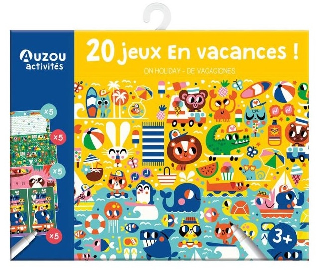 Pochette de jeux effaçables - Auzou